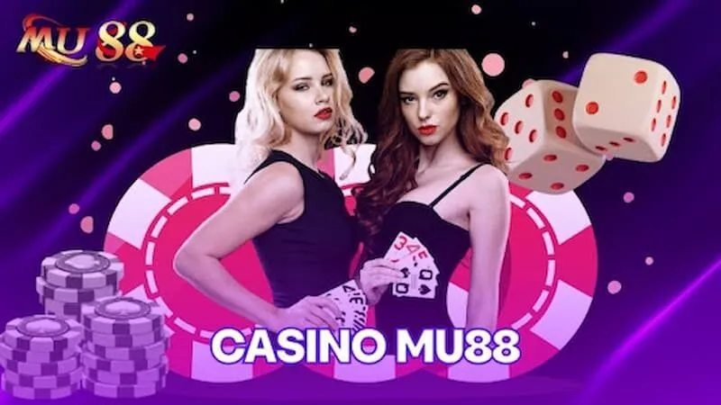 Kho trò chơi đa dạng tại sảnh casino MU88